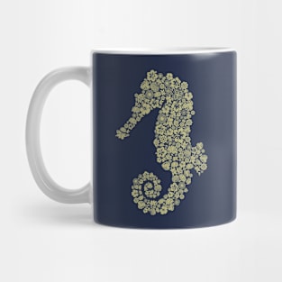 Floral Sea Horse Mug